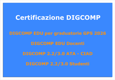 Certificazioni DIGCOMP